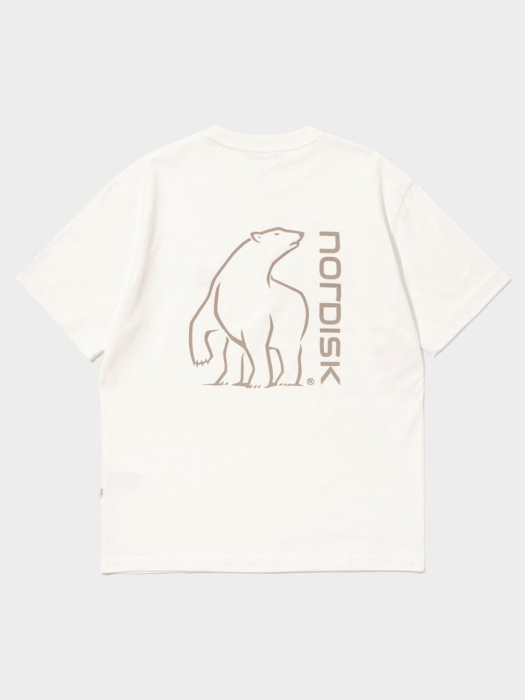 韓國 Nordisk Big Polar Bear Back Heavyweight Short Sleeve T-Shirt【NK005】