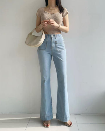 韓國 HowLuk 牛仔褲 (春季款)【H6091】