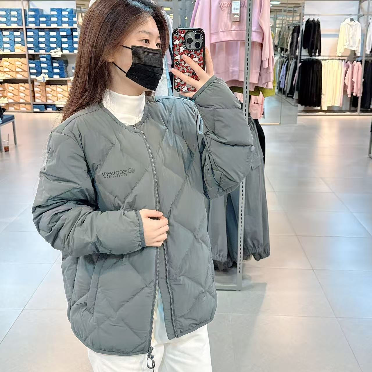 韓國 Discovery Dehas U-Neck Tube Goose Down Lightweight Padding (鵝絨)【DY145】