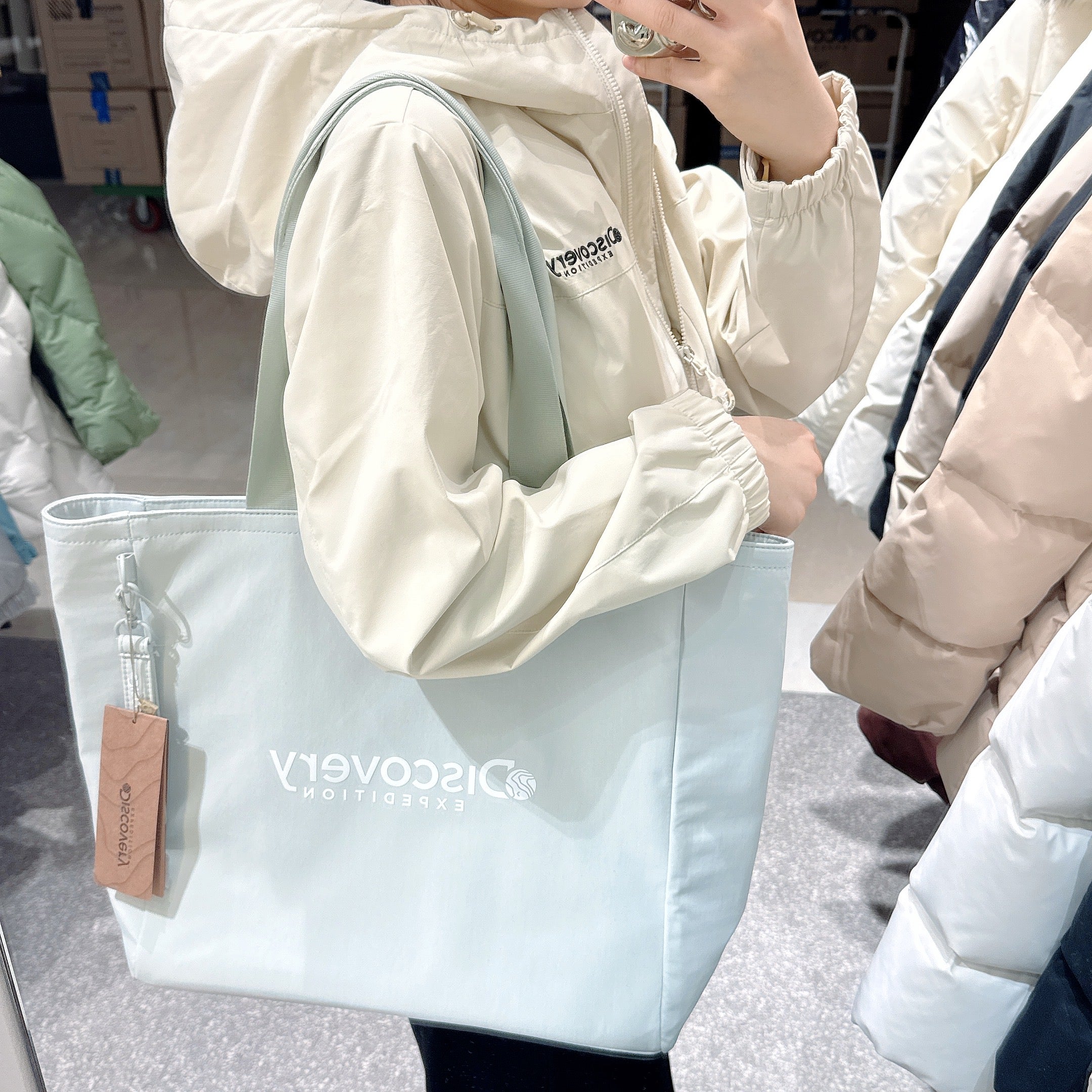 韓國 Discovery Athleisure large shopper bag 【DY077】