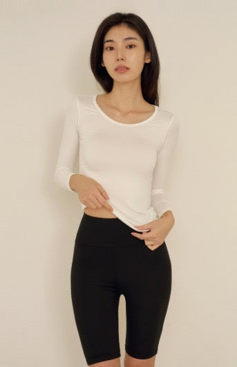 韓國 Marun5 Heat Touch 女裝專利發熱絨毛 5分貼身褲 【SE311】