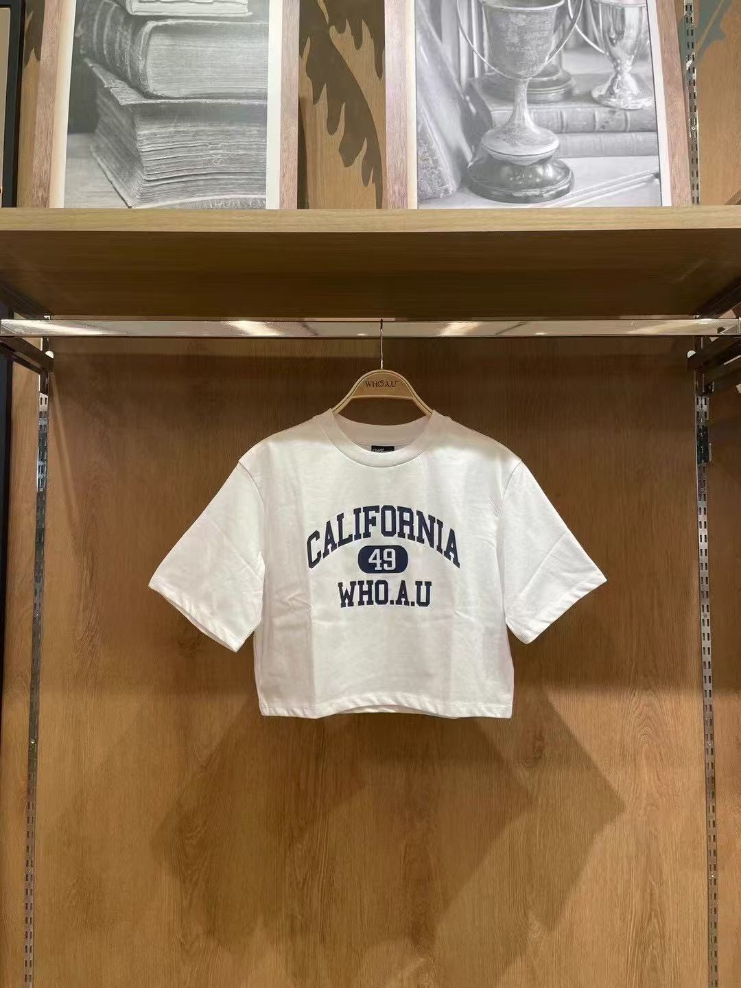 韓國 WhoAU California Crop T-shirt【WA140】