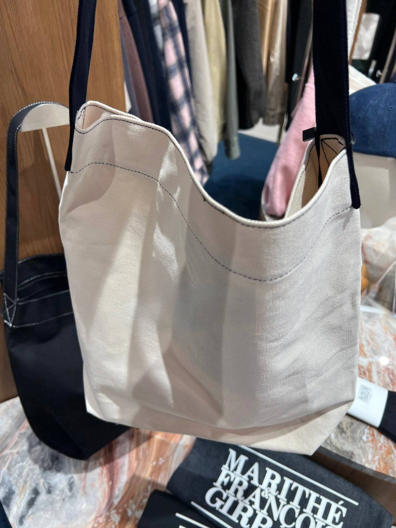 韓國 Marithe Francois Girbaud CLASSIC LOGO BUCKET BAG 【MF019】 - STT Mall HK 靚太網購