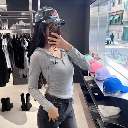 韓國 Mucent Ruen Signature Slim Hoodie【MU122】