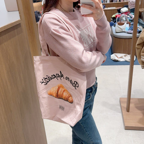 韓國 Marithe Francois Girbaud BREAD GRAPHIC ECO BAG【MF448】