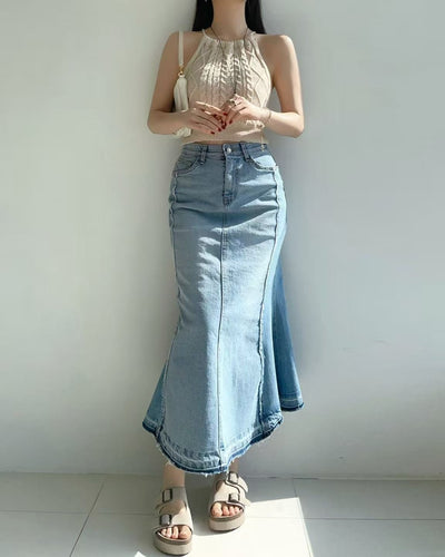 韓國 HowLuk 牛仔裙 (春季款)【H3008】