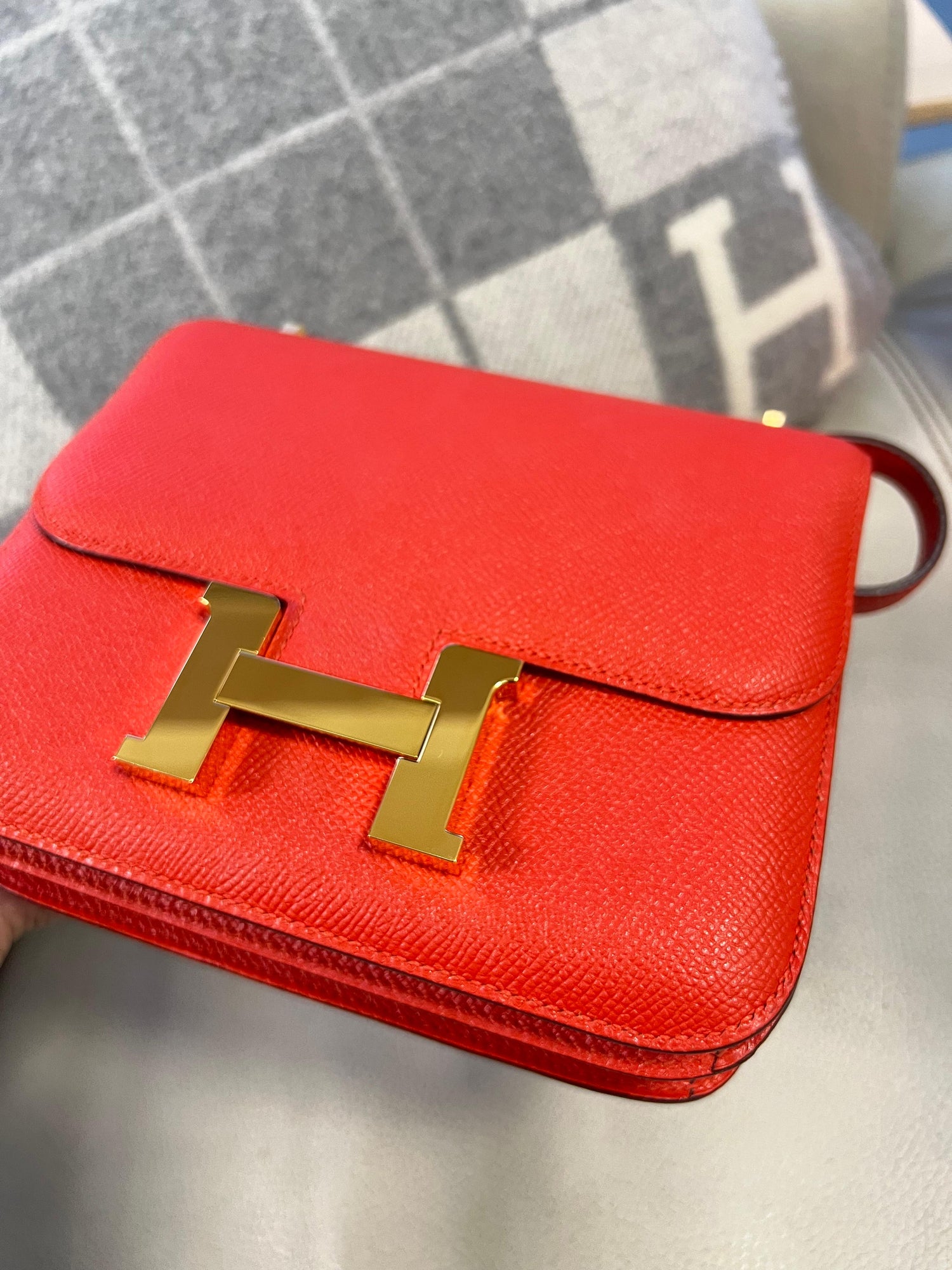 【Preloved】Hermes mini Constance 19 (訂金$500，總售價為 $58,000)【ST021】