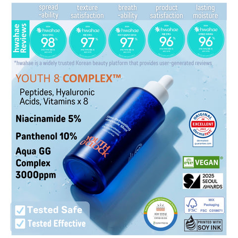 韓國Youth O'Clock 逆齡濃縮精華 100ml【SE057】