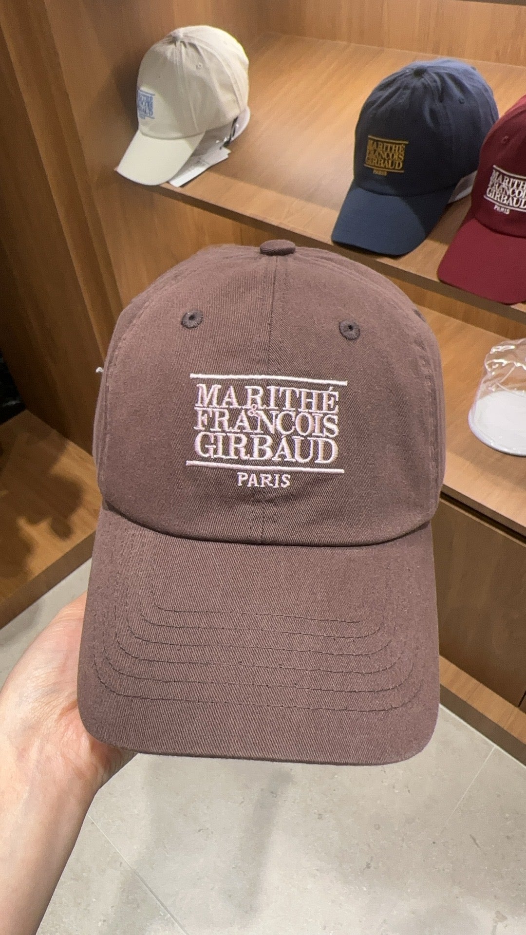 韓國 Marithe Francois Girbaud SMALL CLASSIC LOGO CAP【MF423】