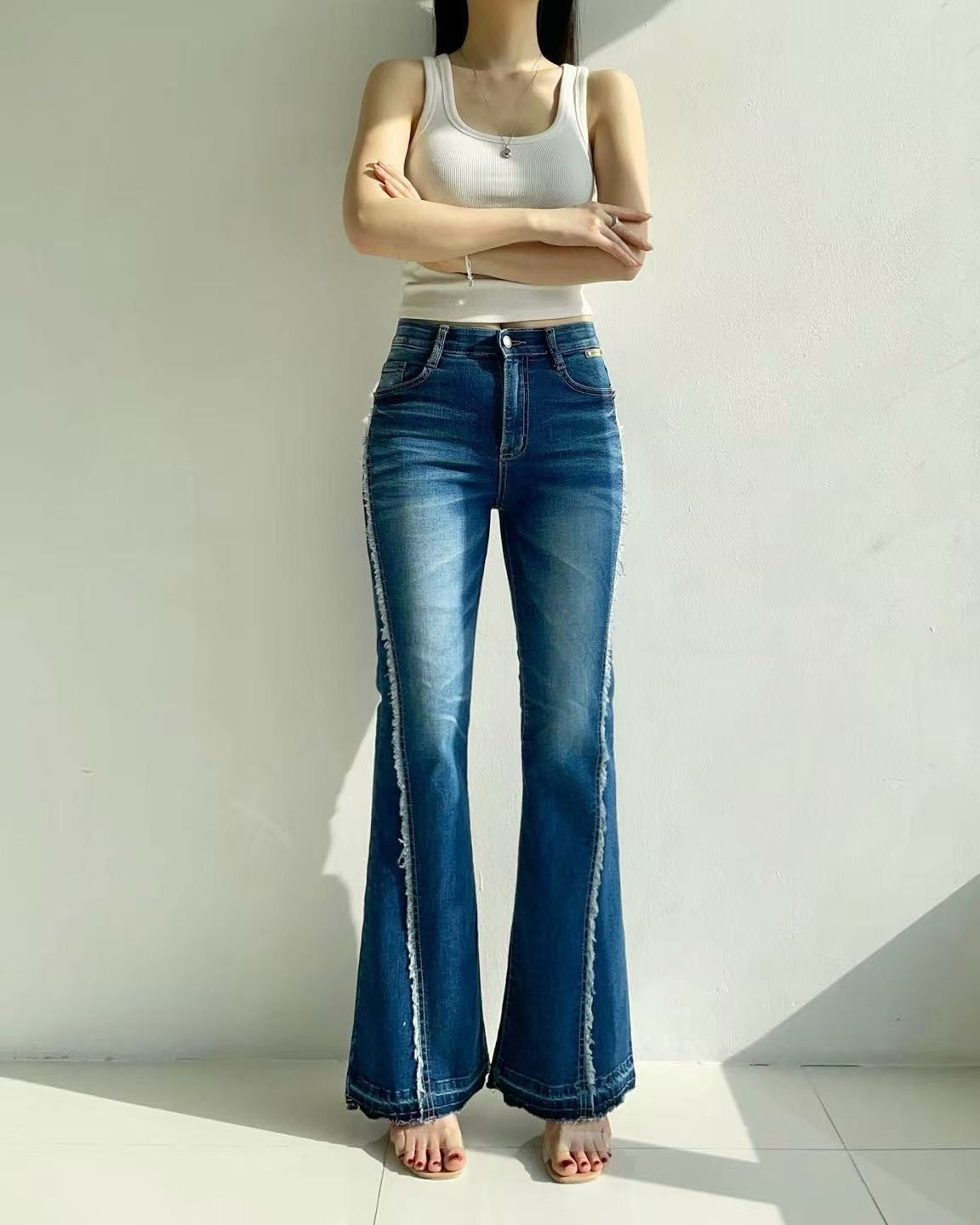 韓國 HowLuk 牛仔褲 (春季款)【H6018】