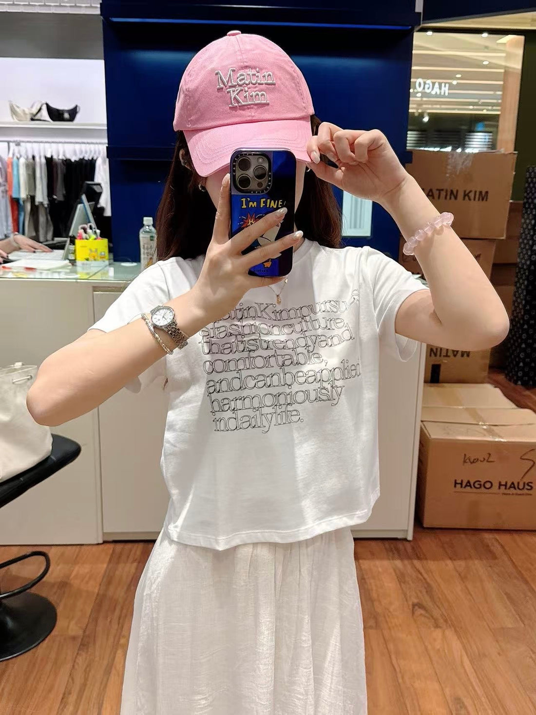 韓國 MK Crop T-Shirt【MK003】