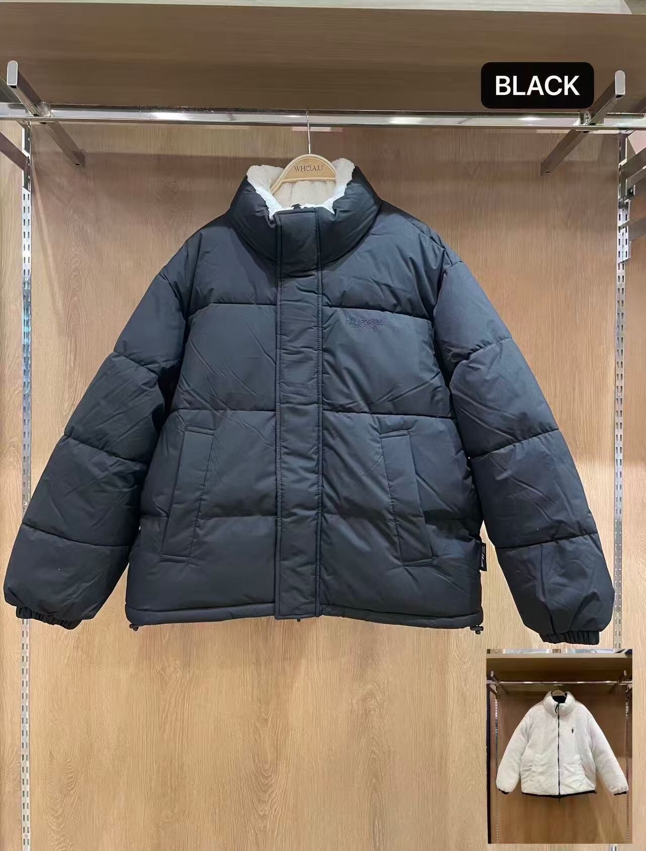 韓國 WhoAU Reversible Puffer Padding【WA043】