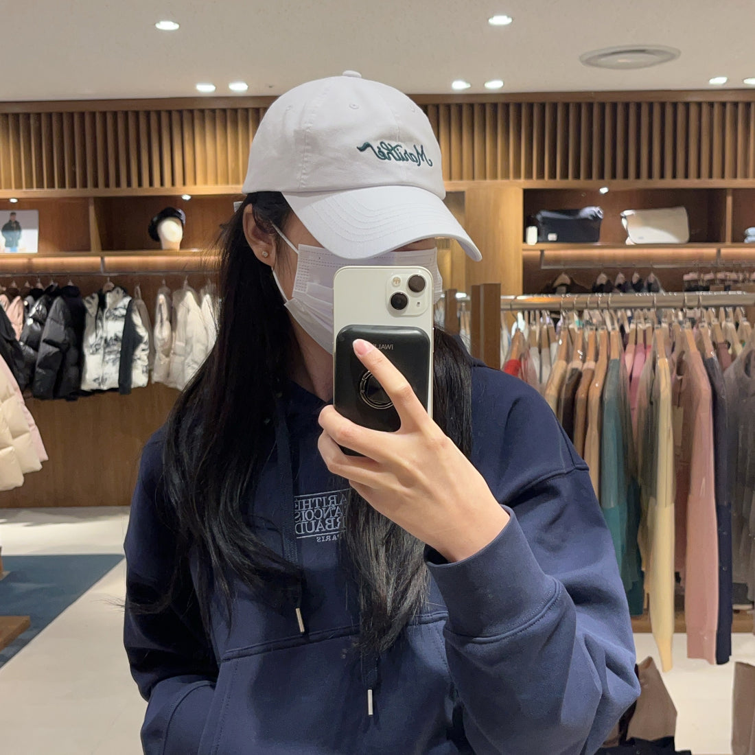 韓國 Marithe Francois Girbaud MOUVEMENT LOGO BALL CAP 【MF277】