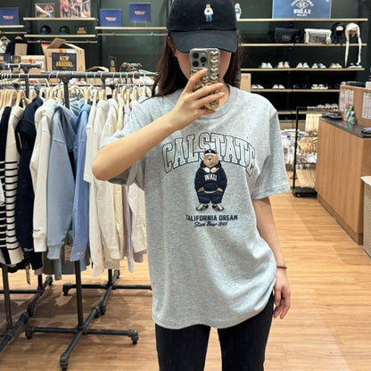 韓國 Who.A.U Steve Patch T-Shirt【WA049】 - STT Mall HK 靚太網購