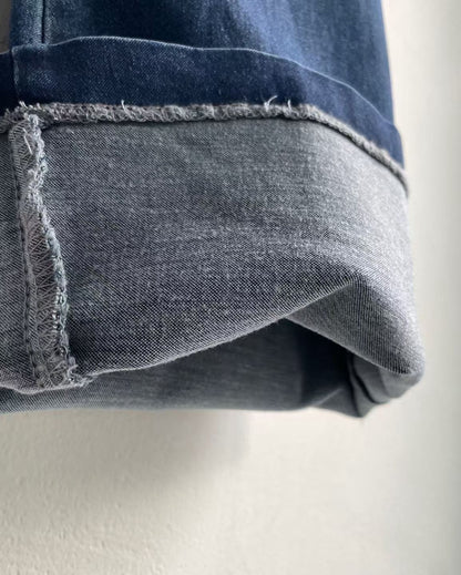 韓國 HowLuk 牛仔褲 刷薄毛 (冬季款)【H5706_1】