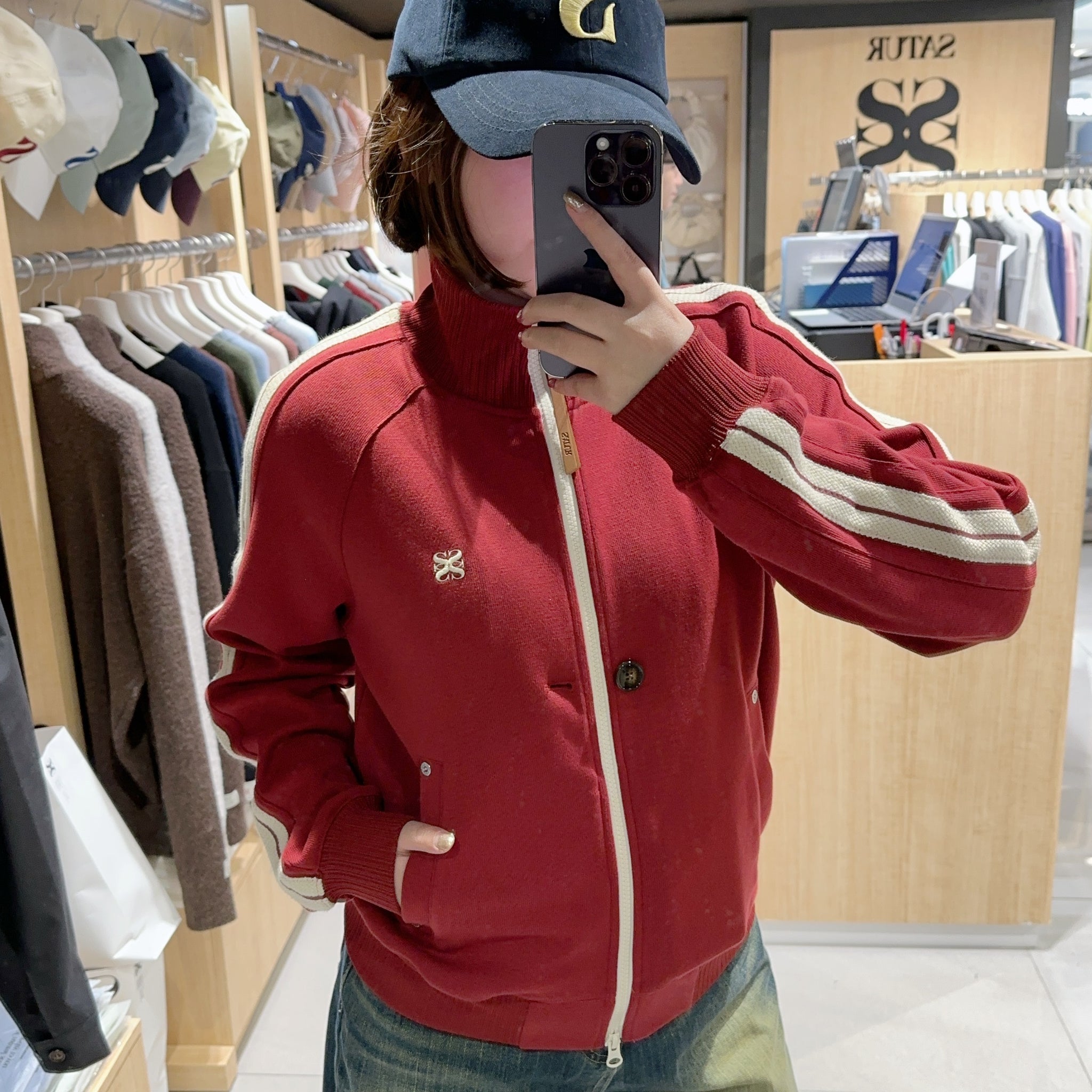 韓國 Satur (W) Lawton All Day Track Zip-up Jacket 【SR053】