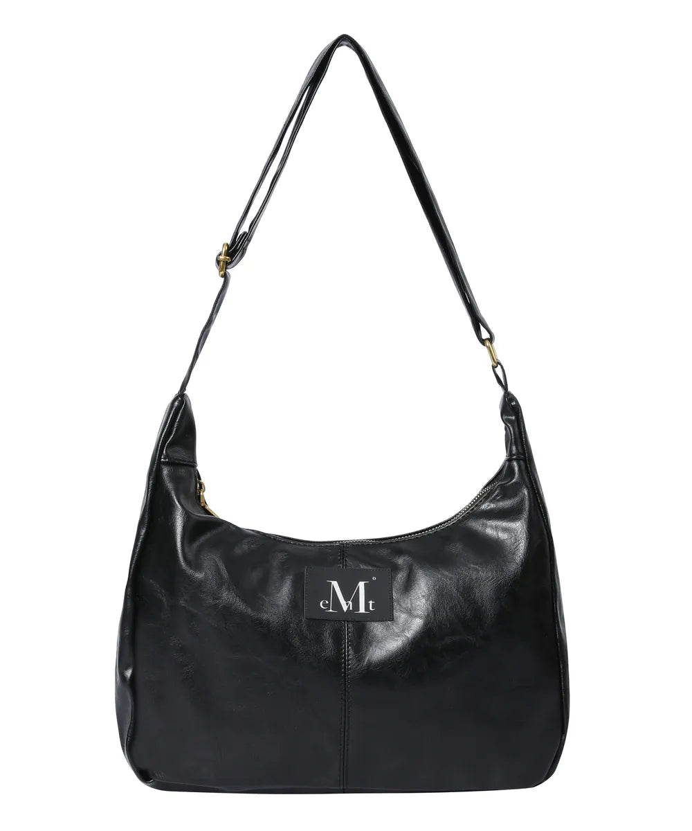 韓國 Mucent Merin Gold Line Leather Shoulder Bag【MU095】