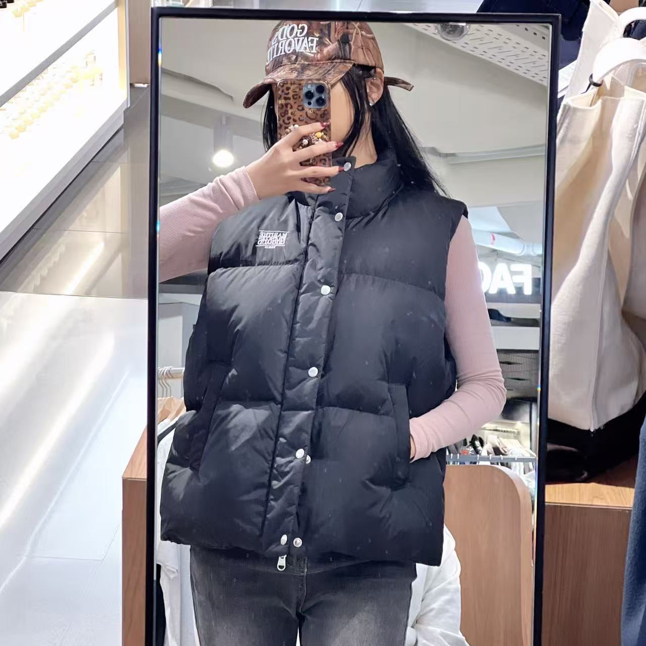 韓國 Marithe Francois Girbaud Classic Logo Down Vest (鴨絨)【MF757】