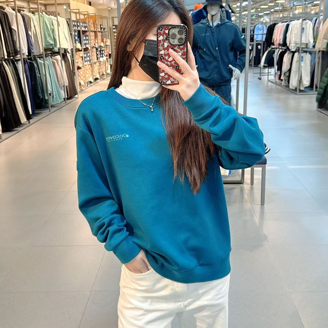 韓國 Discovery Common Vectoring Long Sleeve T-Shirt【DY165】