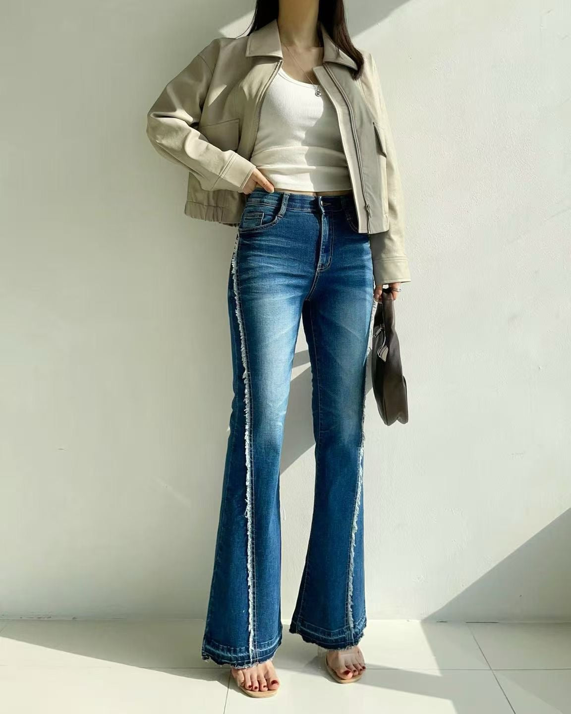 韓國 HowLuk 牛仔褲 (春季款)【H6018】