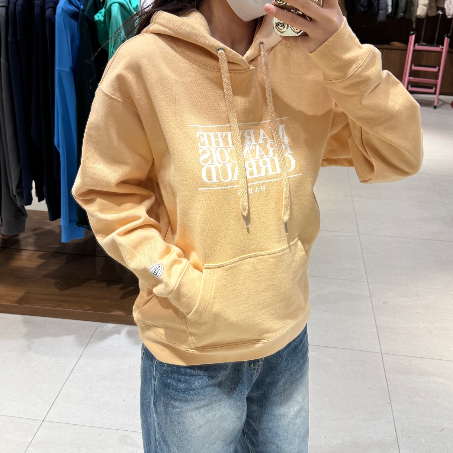 韓國 Marithe Francois Girbaud Classic Logo Hoddie 【MF231】