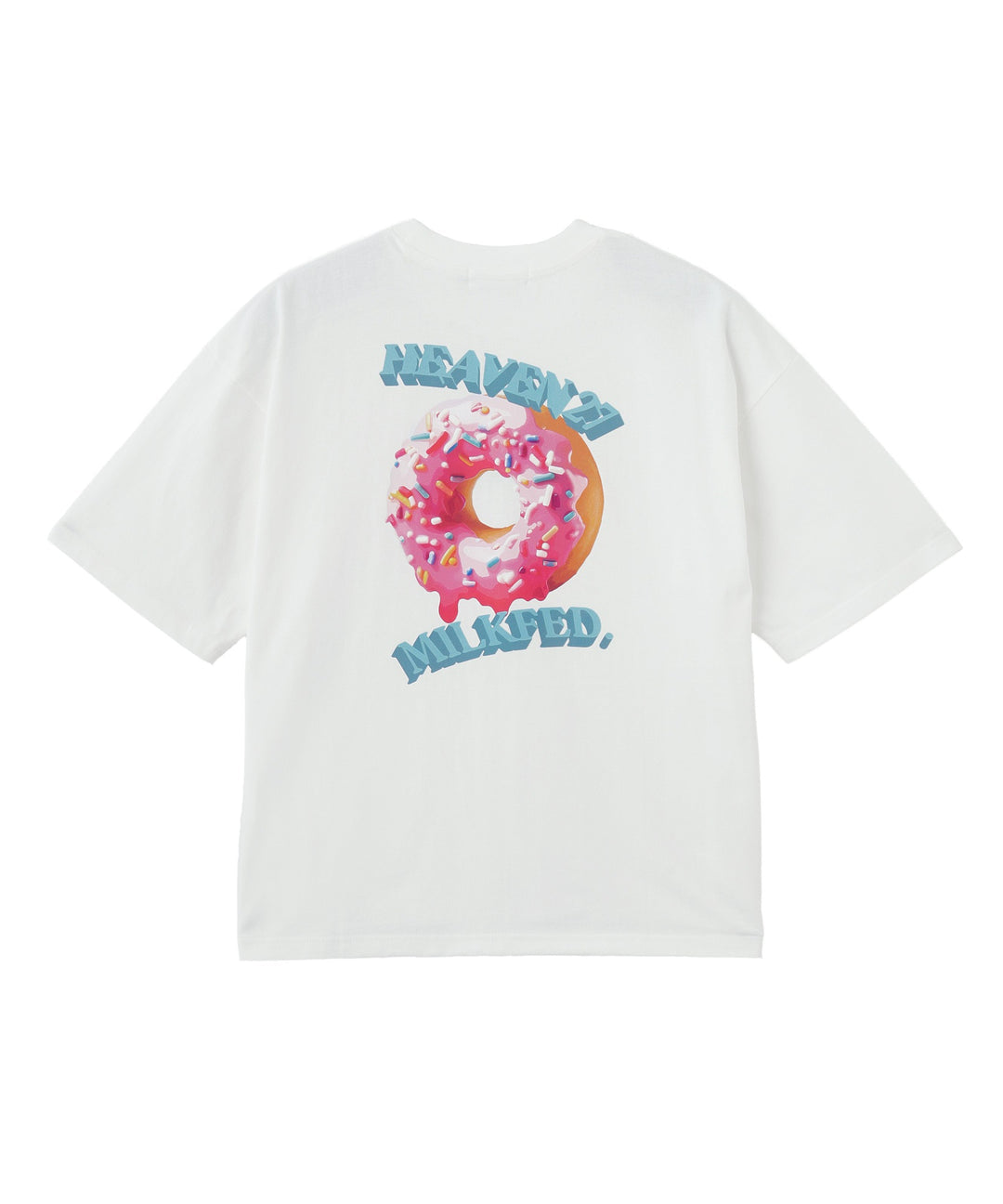 日本直送 MILKFED DONUT AND LOGO WIDE S/S TEE【SJ030】