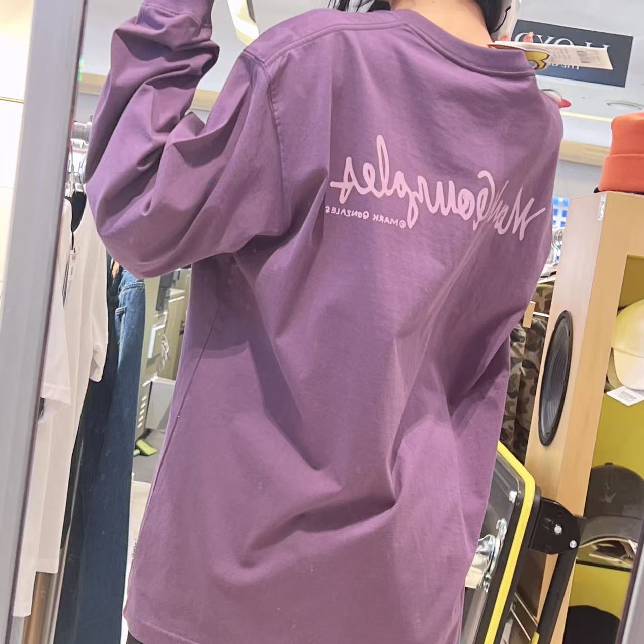 韓國 Mark Gonzales Angel Wappen Long Sleeve T-Shirt【MG222】