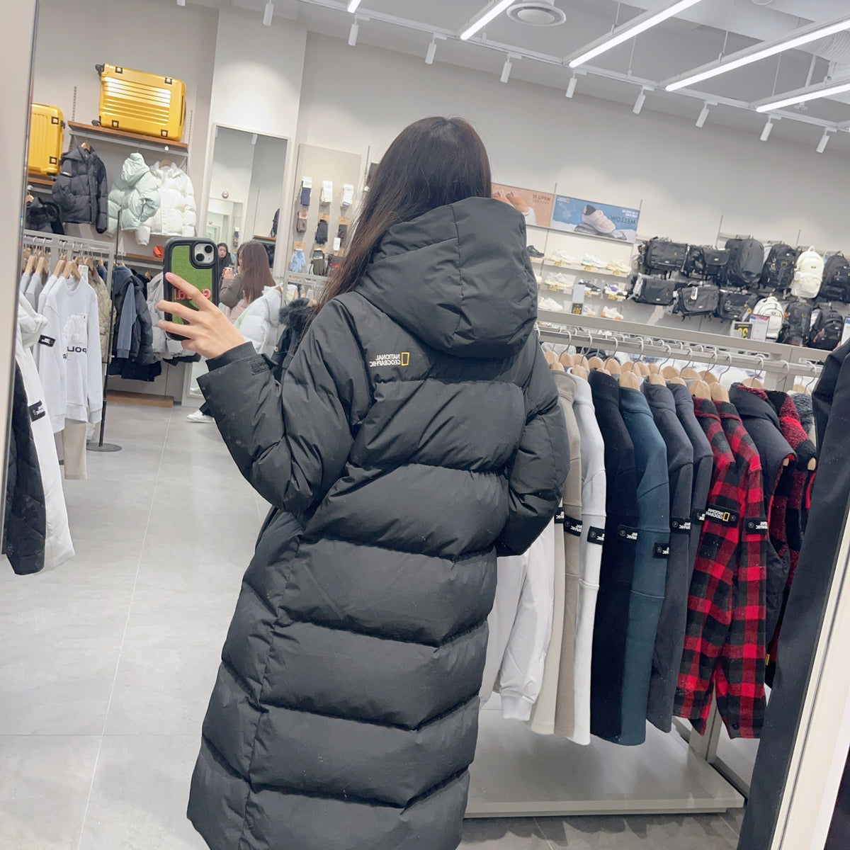 韓國 National Geographic 女裝CAYMAN長羽絨外套【NG143】 - STT Mall HK 靚太網購