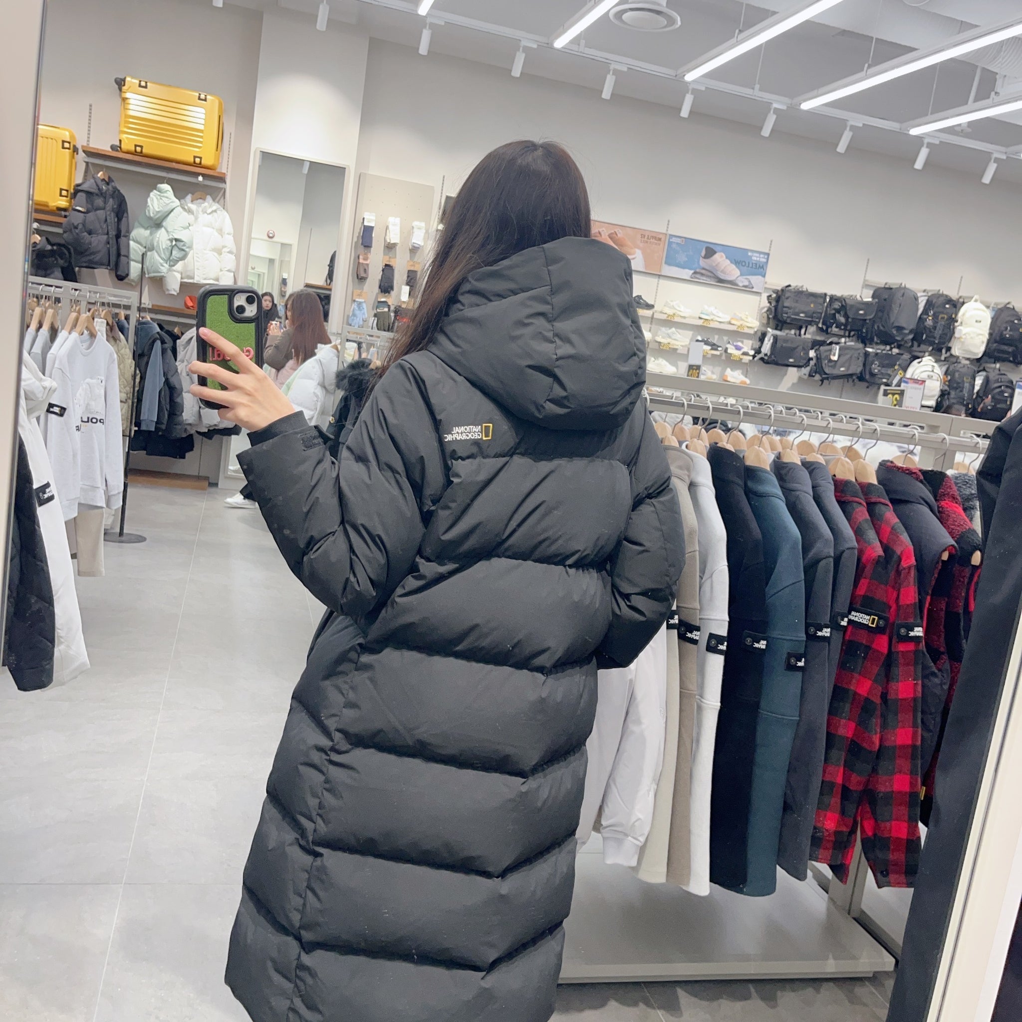 韓國 National Geographic 女裝CAYMAN長羽絨外套【NG143】 - STT Mall HK 靚太網購