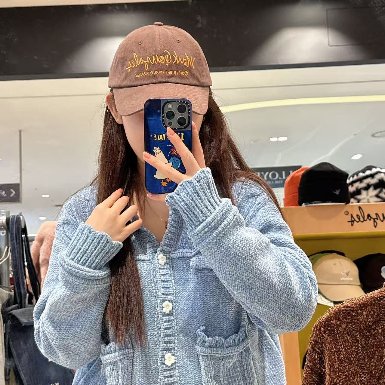 韓國 Mark Gonzales Sign Logo Lettering Ball Cap【MG188】