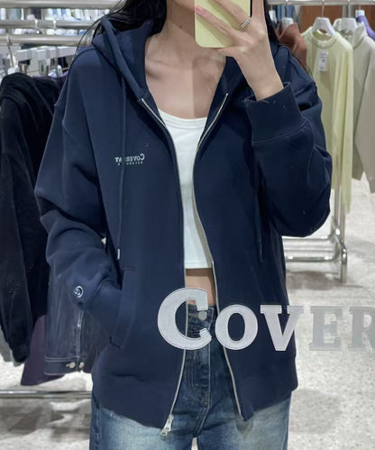 韓國 Covernat Small Authentic Hoodie Zip Up【CO053】 - STT Mall HK 靚太網購