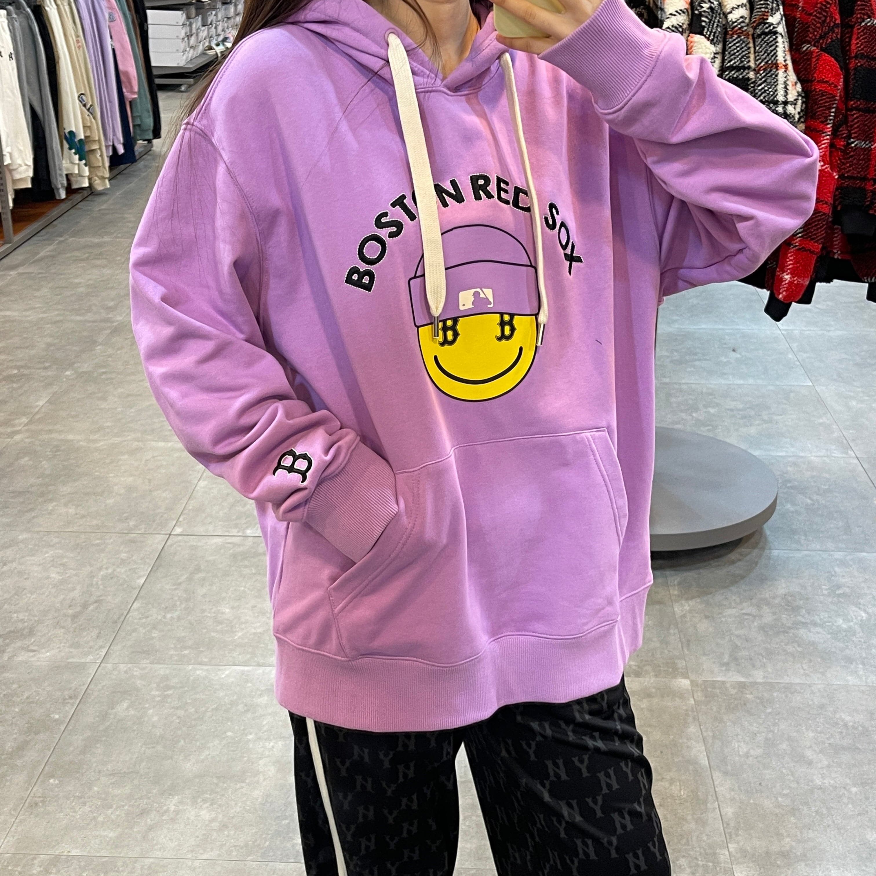 韓國 MLB Smile Overfit Hoodie 【MB064】 - STT Mall HK 靚太網購