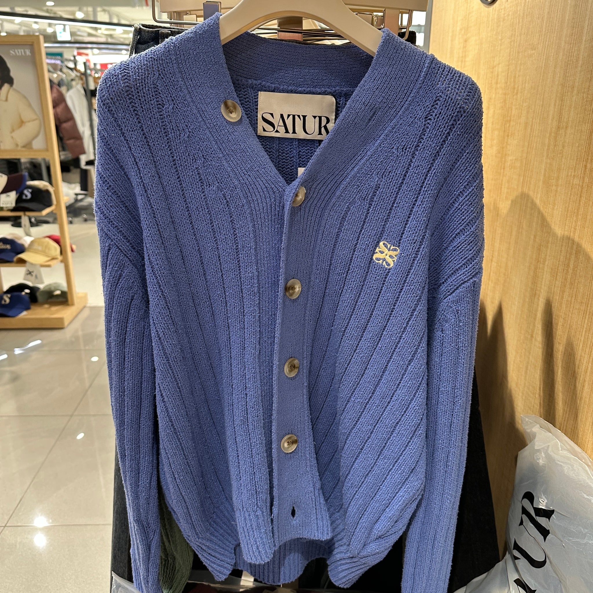 韓國 Satur Faro Over Size Boucle Cardigan【SR050】
