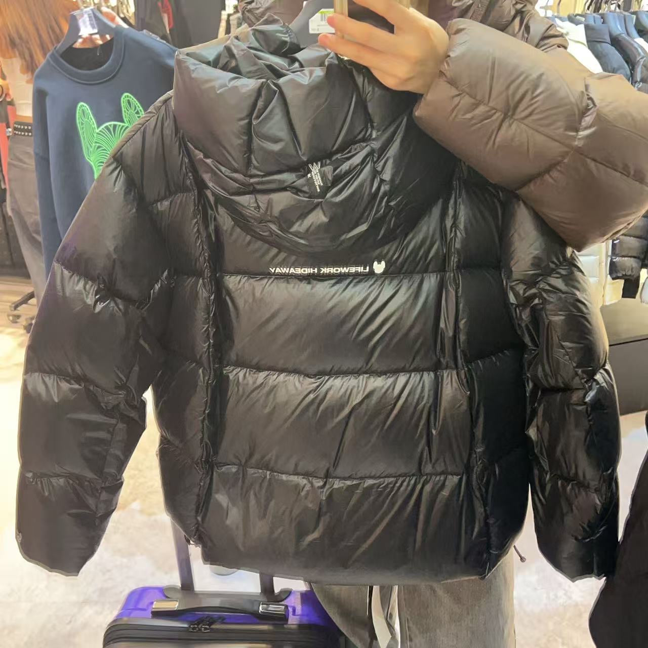 韓國 LifeWork Women's Soft Air Square Quilted Down Jumper (鴨絨)【LW009】