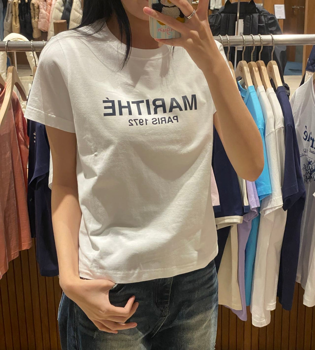 韓國 MFG W REGULAR LOGO TEE 【MF165】 - STT Mall HK 靚太網購