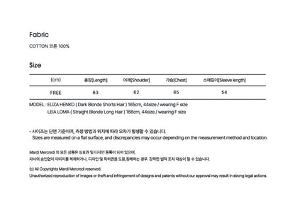 韓國 Mardi Mercredi Sweatshirt Lilies 02【MM210】