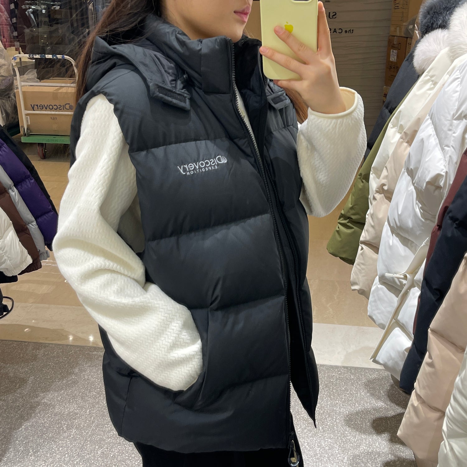 韓國 Discovery Glenn Pertex Quantum Down Padded Vest 【DY020】 - STT Mall HK 靚太網購