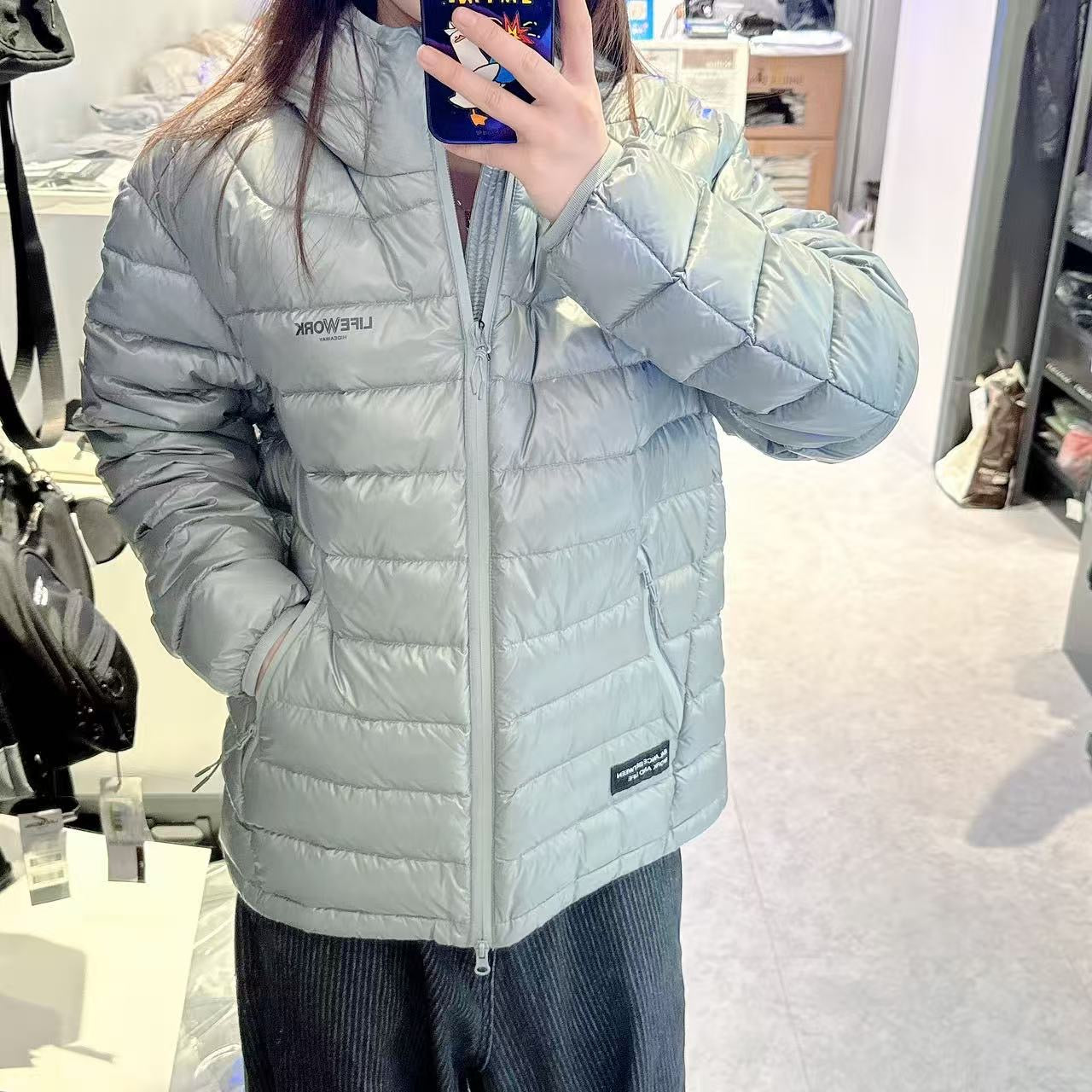 韓國 LifeWork Lite Glossy Hooded Down Jumper (鴨絨)【LW019】