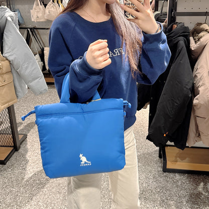 韓國 KANGOL WH PUFFER TOTE BAG【KL014】