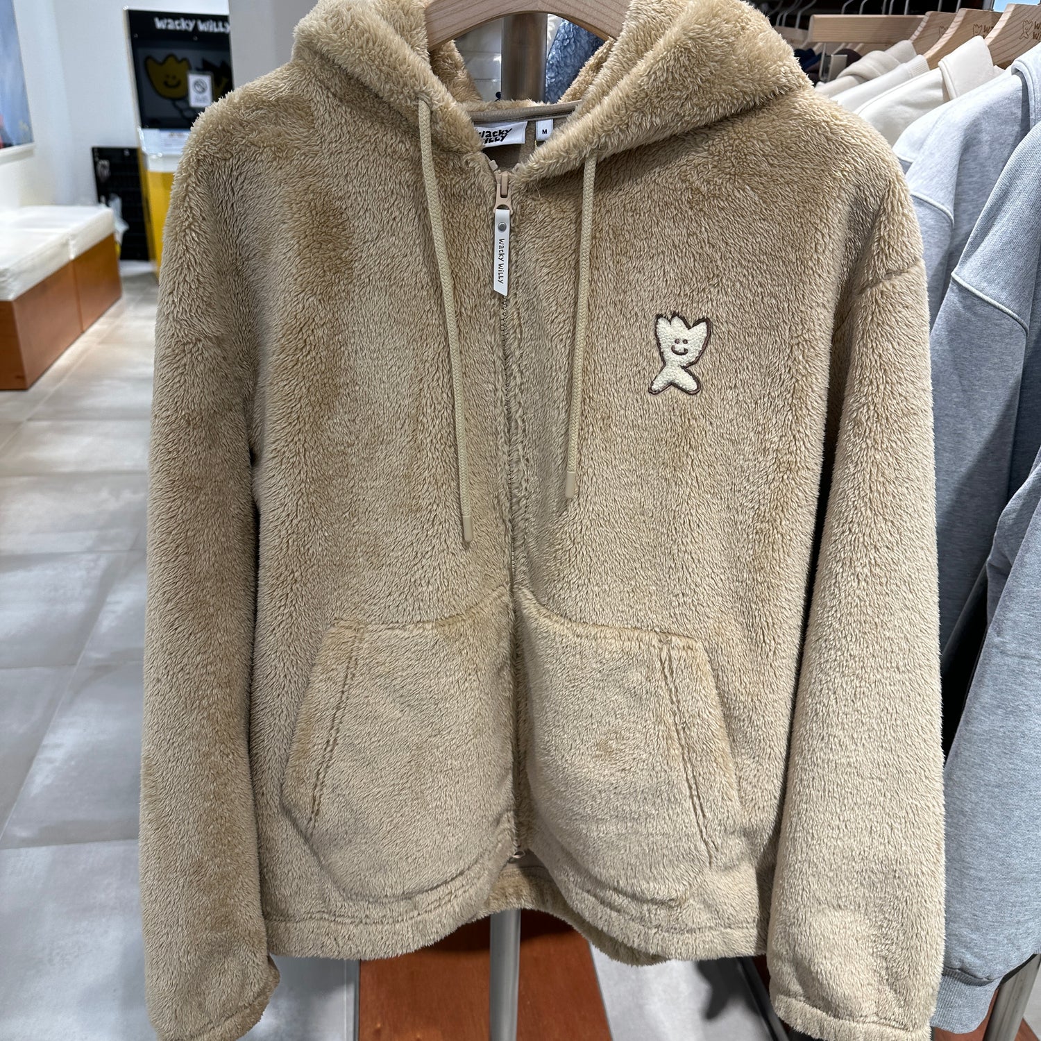 韓國 Wacky Willy Fluffy Hooded Jumper【WW116】