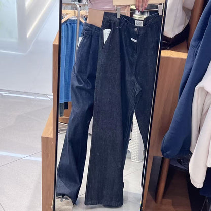 韓國 Marithe Francois Girbaud M Wide Raw Denim Pants【MF767】