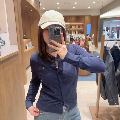 韓國 Marithe Francois Girbaud W Round Neck Cardigan 【MF294】 - STT Mall HK 靚太網購