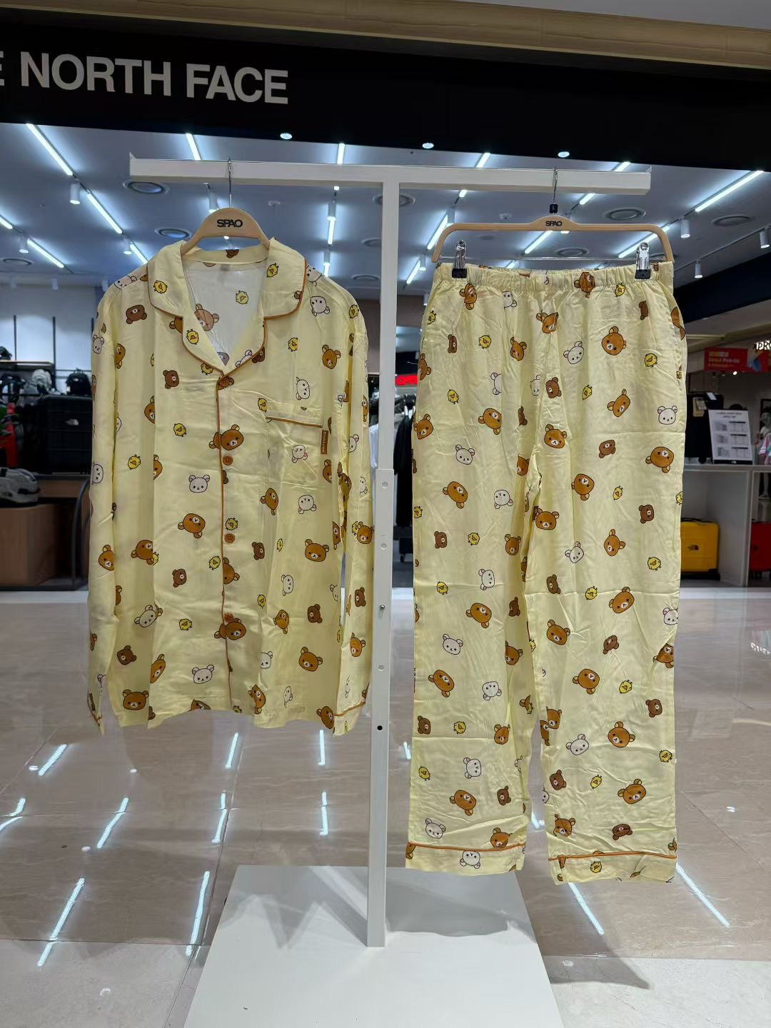 韓國 SPAO Free Time Long Sleeve Pajamas【SP217】