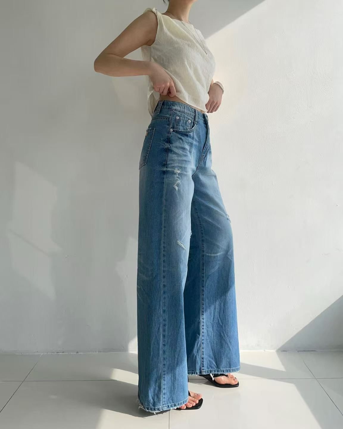 韓國 HowLuk 牛仔褲 (春季款)【H6045】