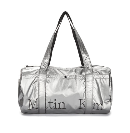 韓國 Matin Kim GLOSSY LOGO SPORTY DUFFEL BAG【MK130】