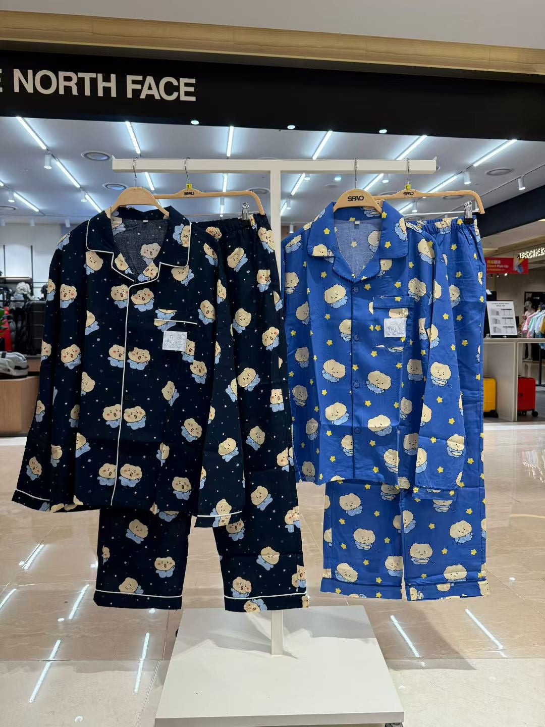 韓國 SPAO Messy long-sleeved Pajamas【SP227】