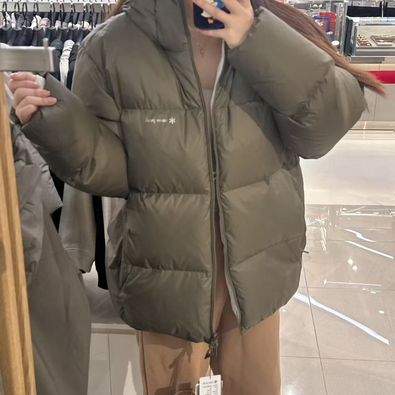 韓國 Snowpeak 男女同款 Airnova Pertex Reversible Hooded Heavy Down Jacket 雙面款 (鴨絨)【SN059】