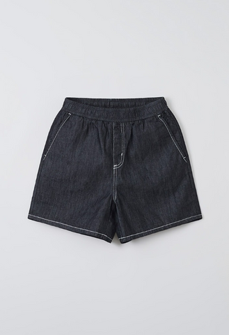 韓國 SPAO Women's Denim Banding Shorts【SP104】