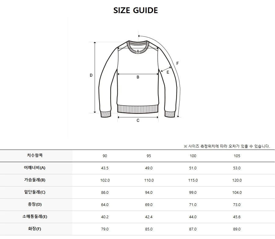 韓國 Discovery Denver Fleece Sweatshirt【DY278】