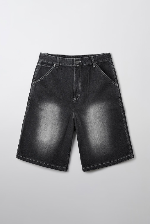 韓國 SPAO Denim Carpenter Bermuda Shorts【SP155】